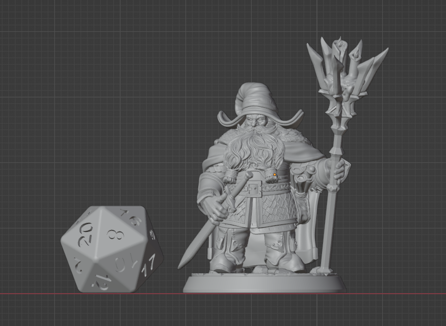 Dwarf Wizard | Staff & Sword | 5e