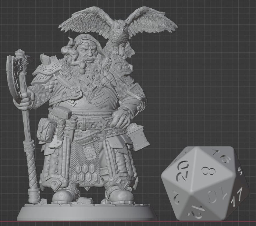 Dwarf Druid | Axe | 5e