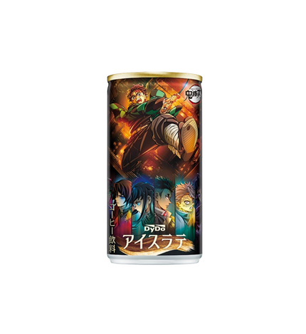 Dydo Demon Slayer Iced Latte (185ML) [Best Before Date: 2026.12]