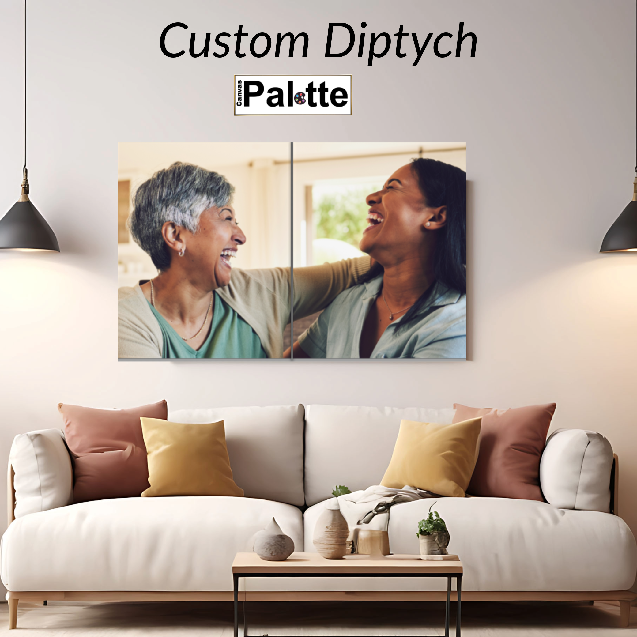 Split Canvas Prints Diptych 16