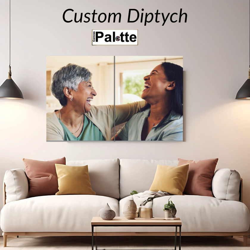 Split Canvas Prints Diptych 16