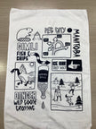Peg City Gimli - Tea Towel