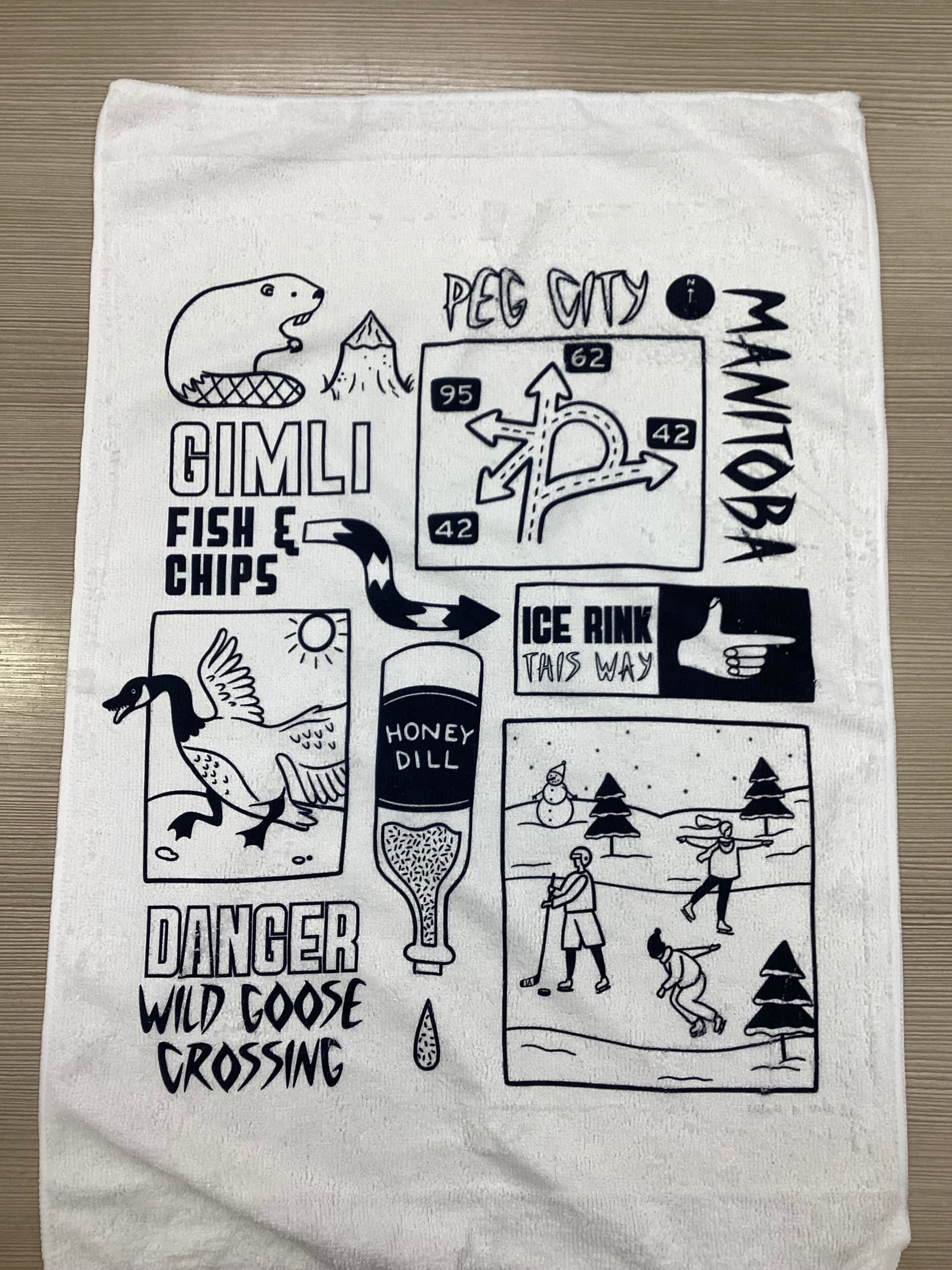 Peg City Gimli - Tea Towel