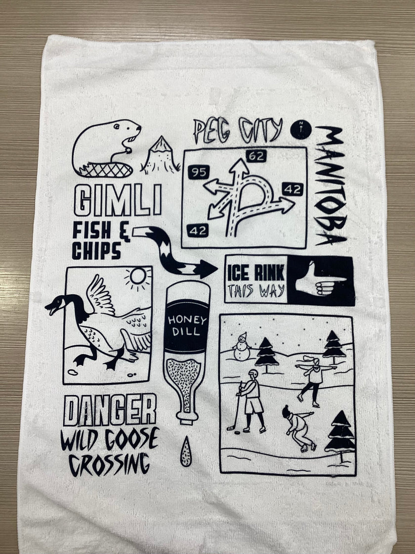 Peg City Gimli - Tea Towel