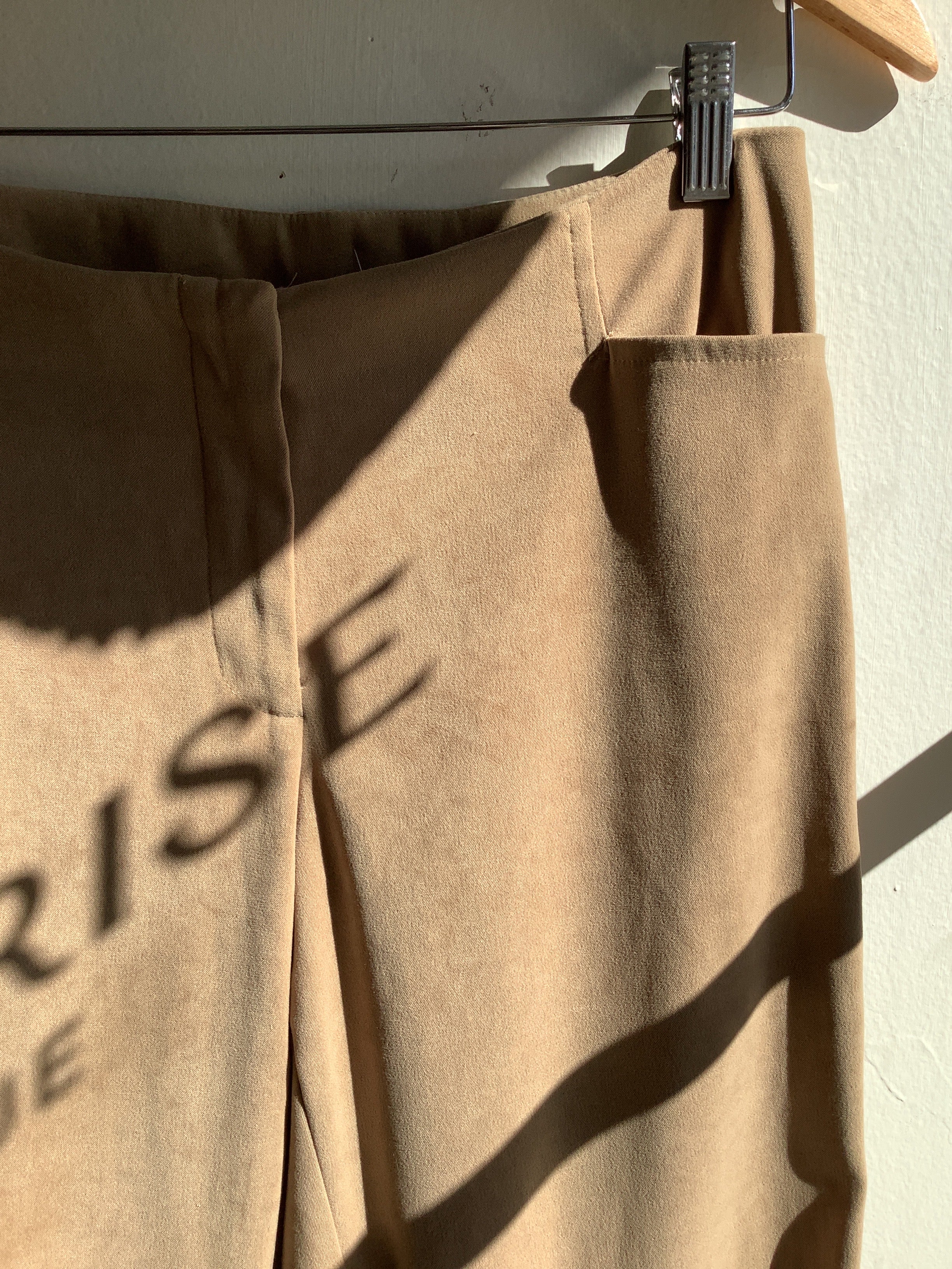 Vintage Le Chateau Camel Suede Pants