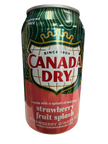Canada Dry Strawberry Fruit Splash 355ML - U.S Edition