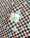 💕Grande mousseline de bambou Punky bloom