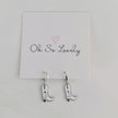 Kataleya Cowboy Boot Huggie Hoops