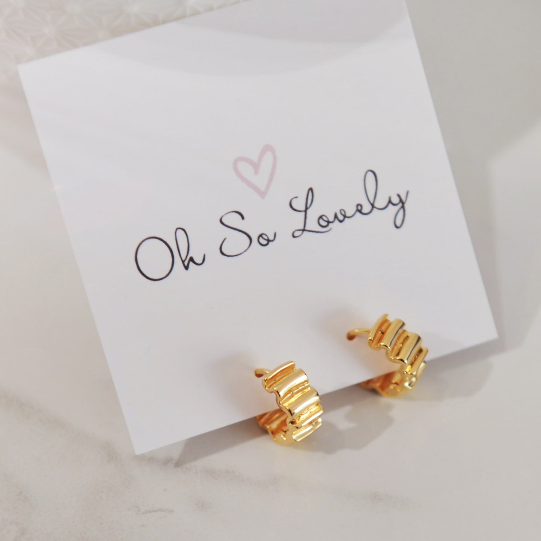Roxanna Ripple hoop earrings