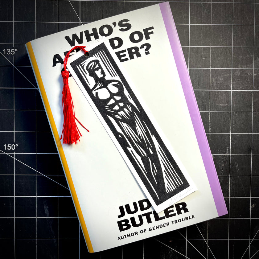 Good Boy Bookmark No. 3 | LINOCUT PRINT