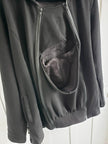 2-in-1 Fleece Baby Carrying Hoodie