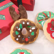 Holiday Doughnut Plush Toy Set for Dogs – Festive Dog Toy Set