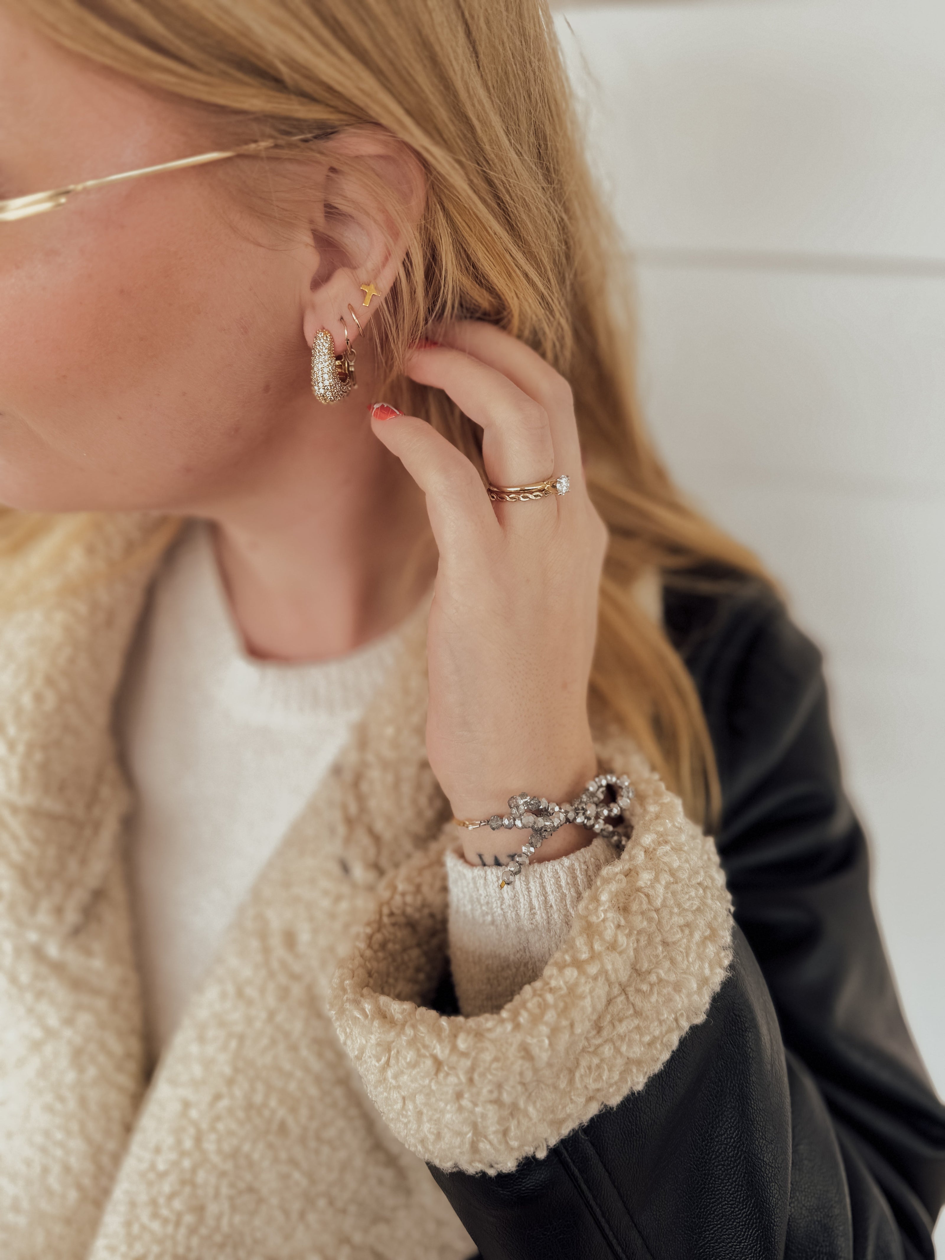 The James CZ Hoops