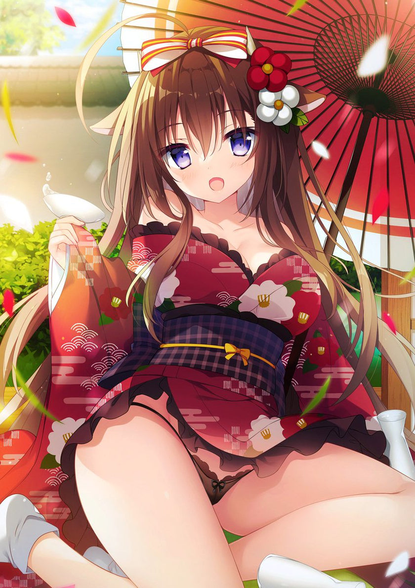 Melon Book (Shiromochi Sakura) Melon Fuyu no Jin-New Year-B2 Tapestry