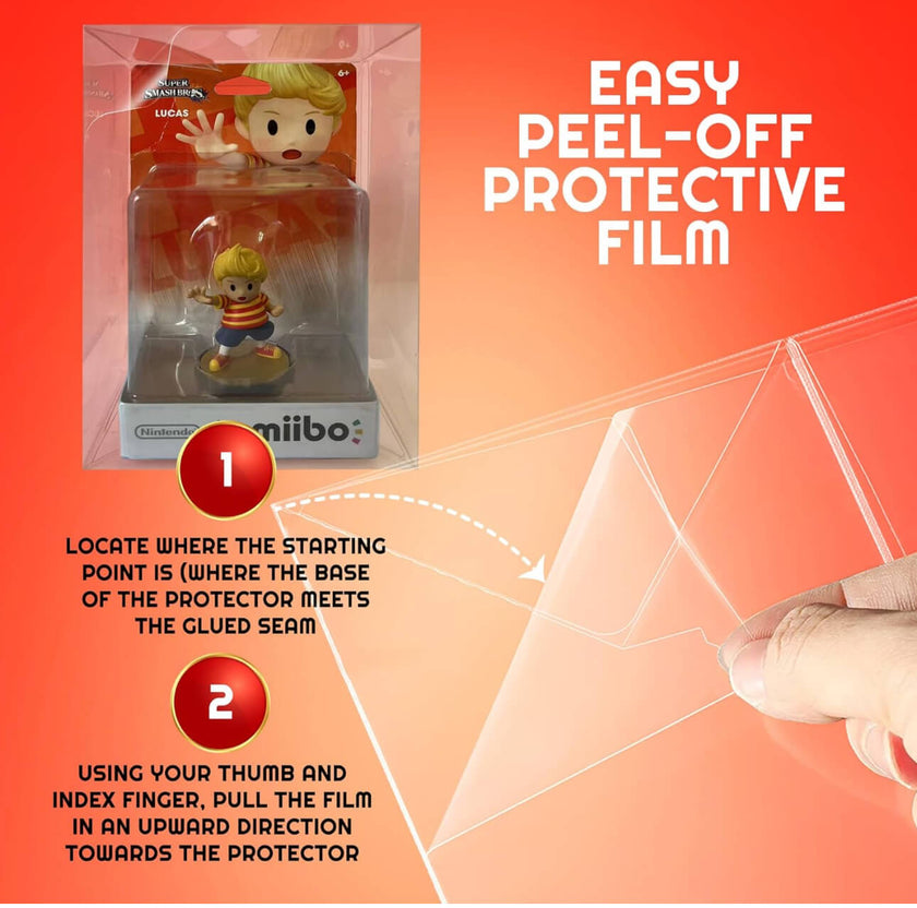 Case Protector Amiibo Larger Single Standard  Pack of 10