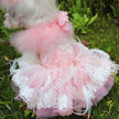 Baby Boo Feather Dog Dress | Elegant Occasion Dog Dress