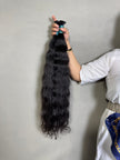Cheveux en vrac, bouclés, de qualité supérieure, originaires d'Inde.