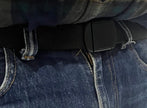 Europe Bound Webbed Utility Belt with Secret Compartment - Fits to 50