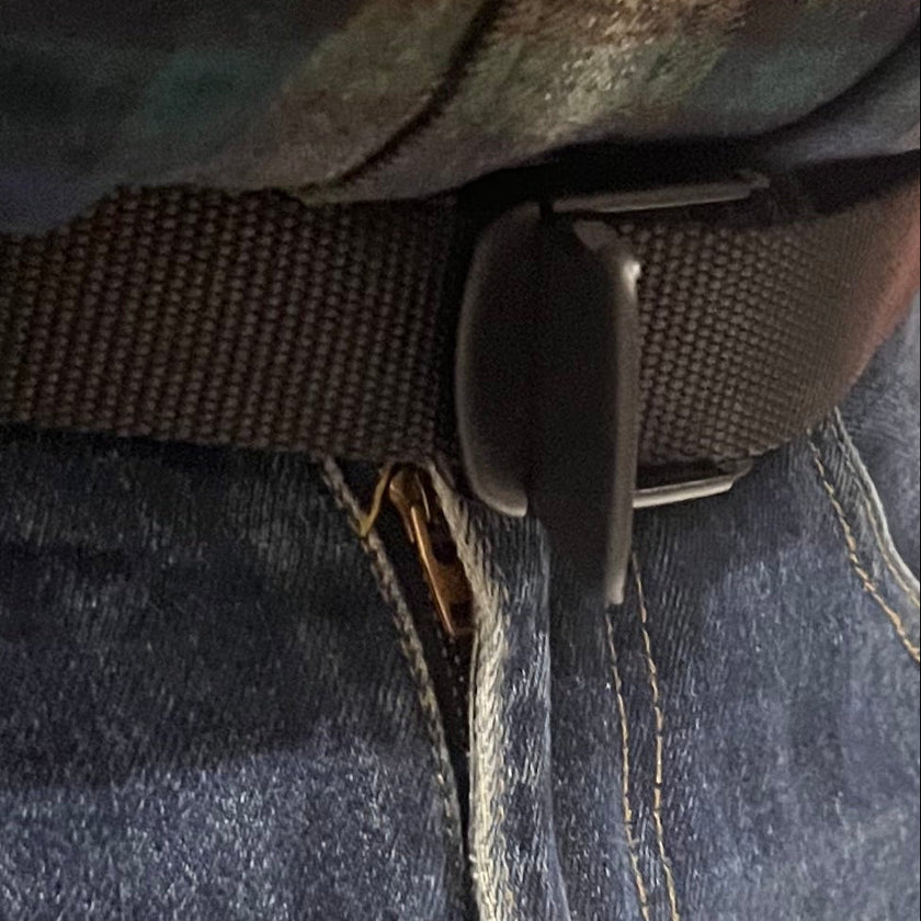 Europe Bound Webbed Utility Belt with Secret Compartment - Fits to 50