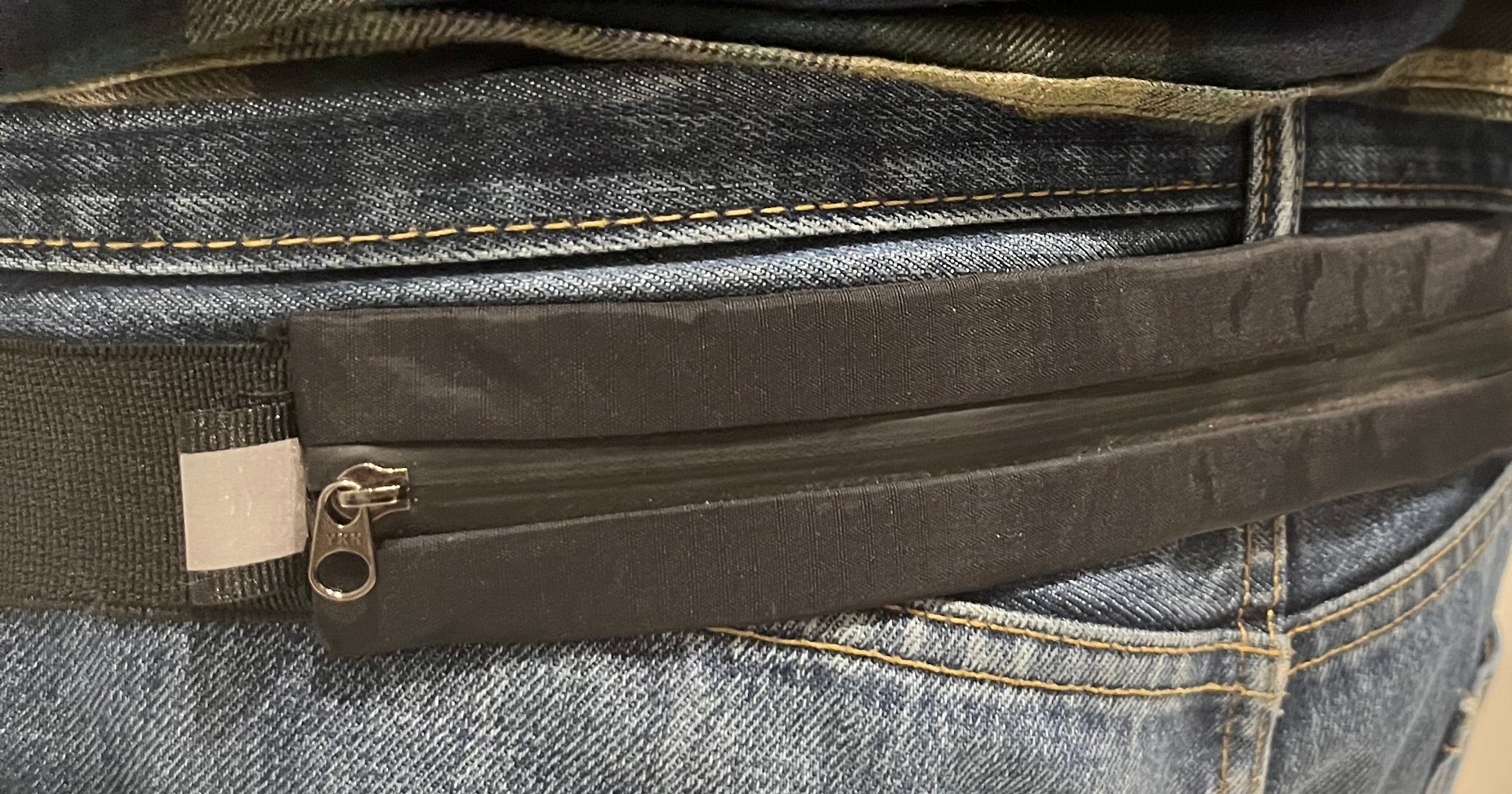 Europe Bound Waterproof Money Belt with Expandable Secret Pocket & Stretch fit to 50