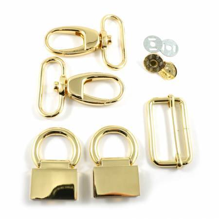 Emmaline Bags - Double Flip Shoulder Bag Hardware Set - 1.5