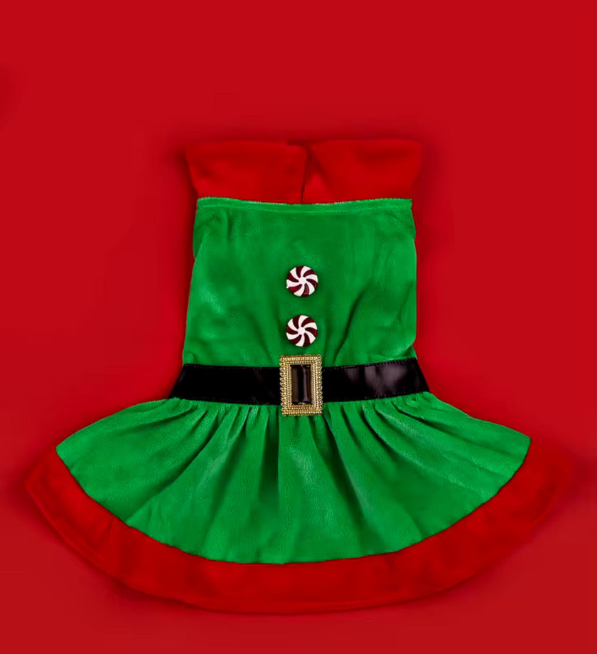 Christmas Dog Dress – Festive Holiday Dress for Dogs