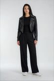 Luxeflow - Elevated Wide Leg Sweatpants Trouser Pants Black