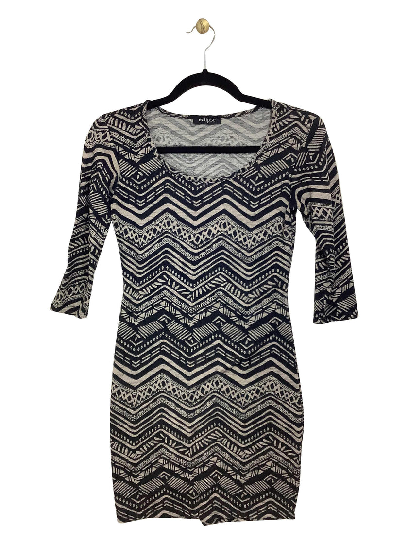 ECLIPSE Regular fit Midi Dress in Gray - XS