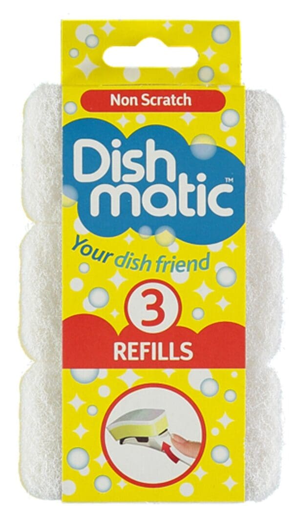 ECO FORCE - Recharges DISHMATIC anti-rayures, lot de 3