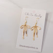 Chrishell Bow Drop Earrings