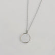 Anna Mother of Pearl Disc Necklace