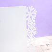 Festive Fancy-Edge Card Blanks - Snowflakes