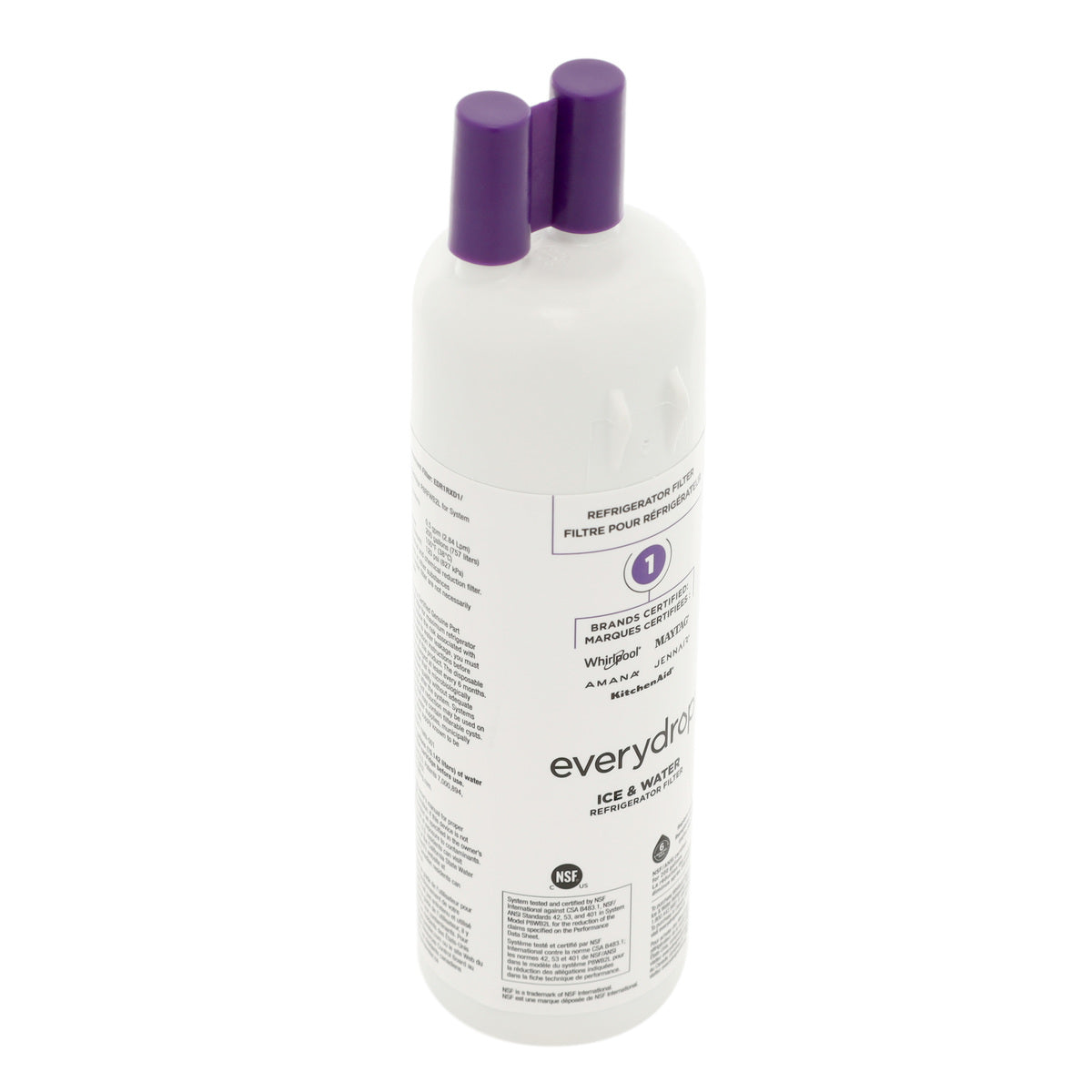 Filtre à eau de remplacement pour réfrigérateur Whirlpool EDR1RXD1B