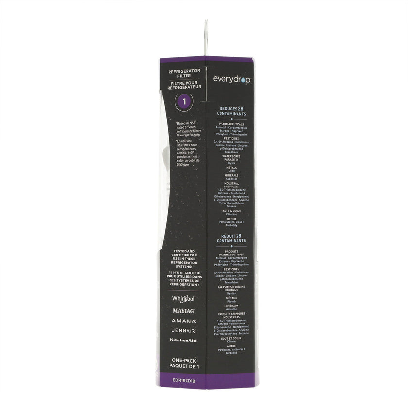Filtre à eau de remplacement pour réfrigérateur Whirlpool EDR1RXD1B