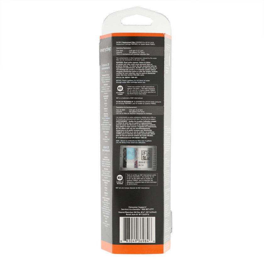 EDR2RXD1B Water Filter for Whirlpool Refrigerators