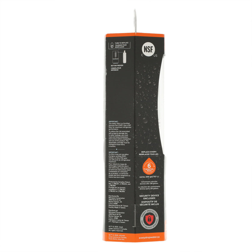 EDR2RXD1B Water Filter for Whirlpool Refrigerators