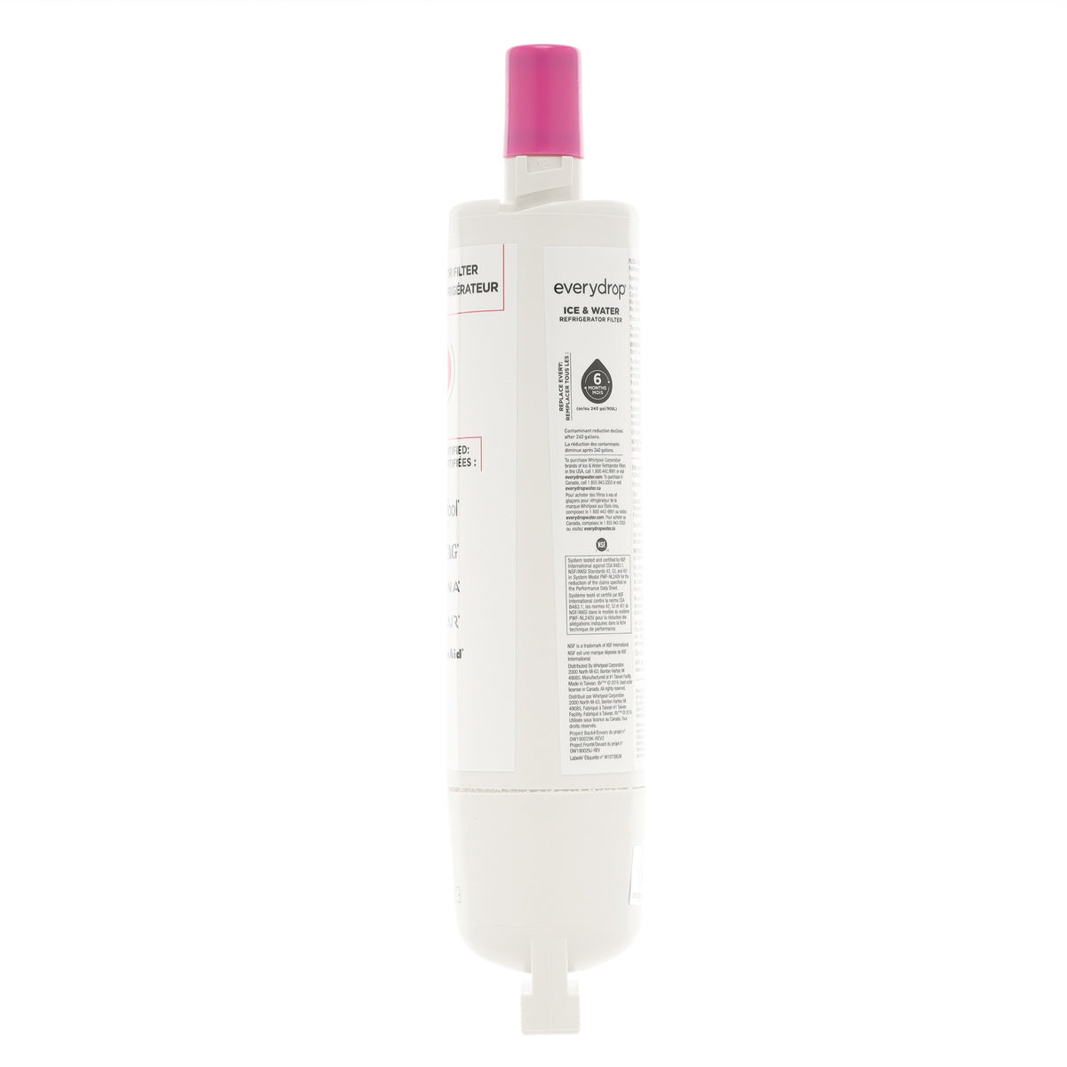 Filtre à eau de remplacement pour réfrigérateur Whirlpool EDR5RXD1B