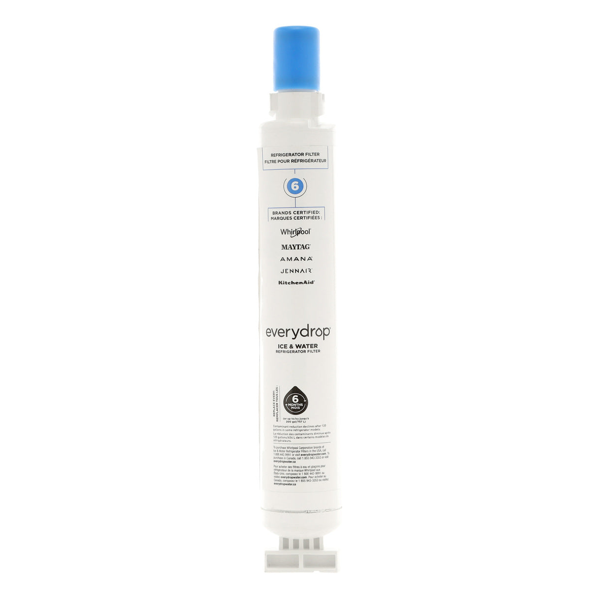 Filtre à eau pour réfrigérateur Whirlpool EveryDrop EDR6D1B #6