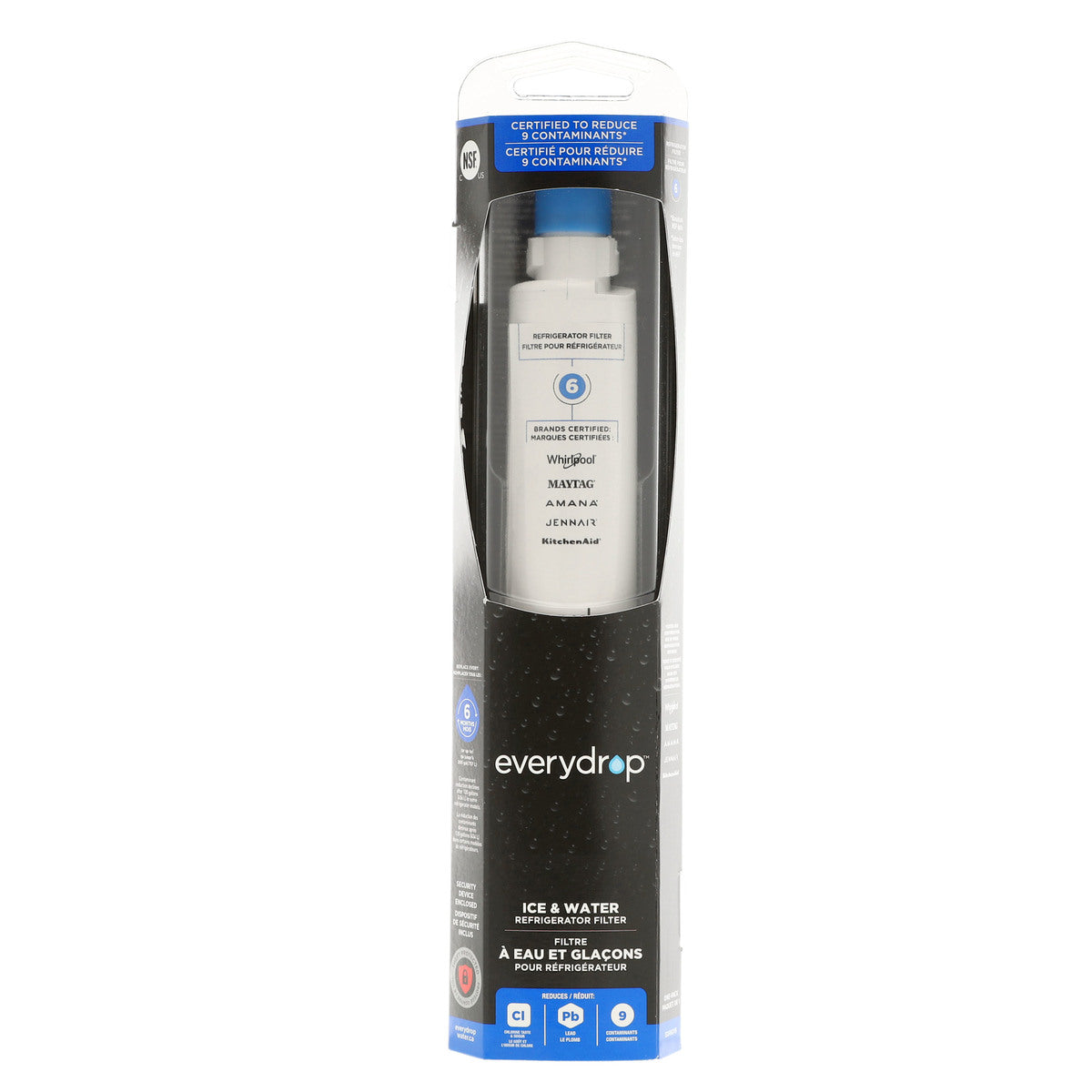 Filtre à eau pour réfrigérateur Whirlpool EveryDrop EDR6D1B #6