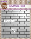 3D Embossing Folders Brick Wall