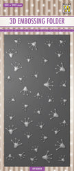 Nellie's Choice 3D Embossing Folder Slimline - Frog Series - Frog Footprints