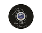 Jacob Bryson Autographed Buffalo Sabres Autograph Model Puck Inscribed 