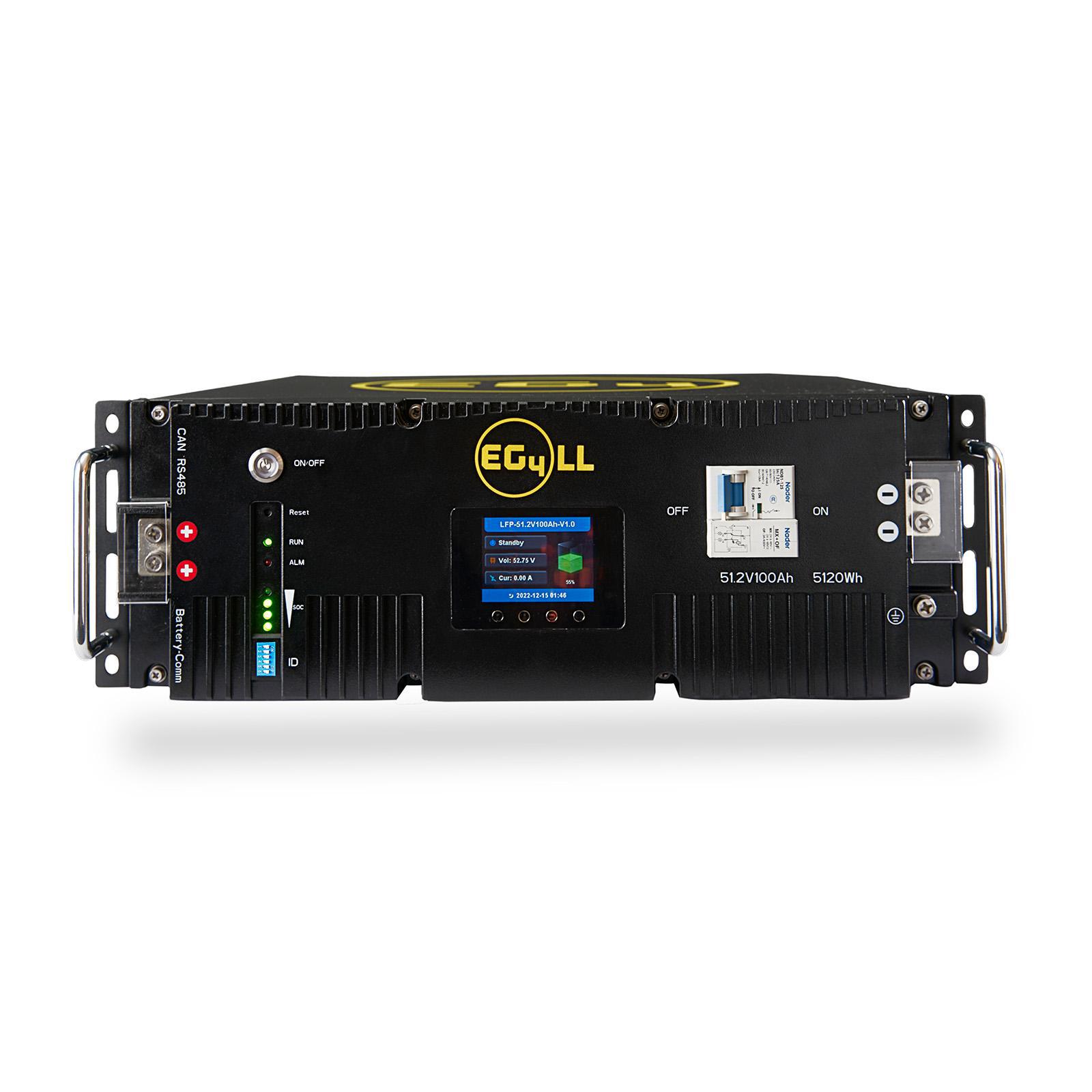 EG4 LL-S 48V 100Ah LiFePO4 Server Rack Battery V4 | 5.12kWh UL1973 UL9540A