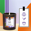 Bougie en cire de soja au parfum de thé Earl Grey - Bergamote & Rose - 8 oz