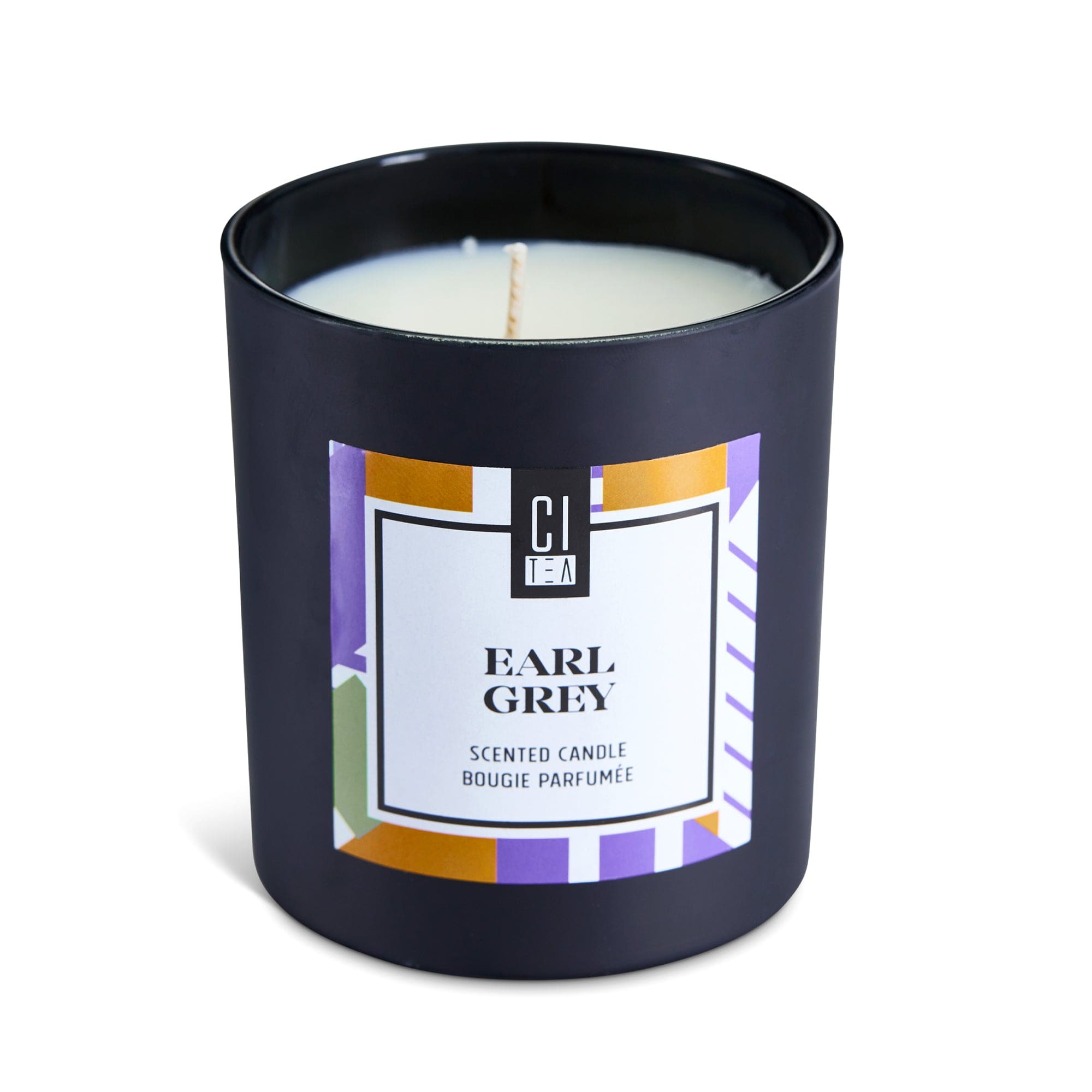 Bougie en cire de soja au parfum de thé Earl Grey - Bergamote & Rose - 8 oz