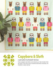 Capybara and Sloth - Quilt Pattern by Elizabeth Hartman