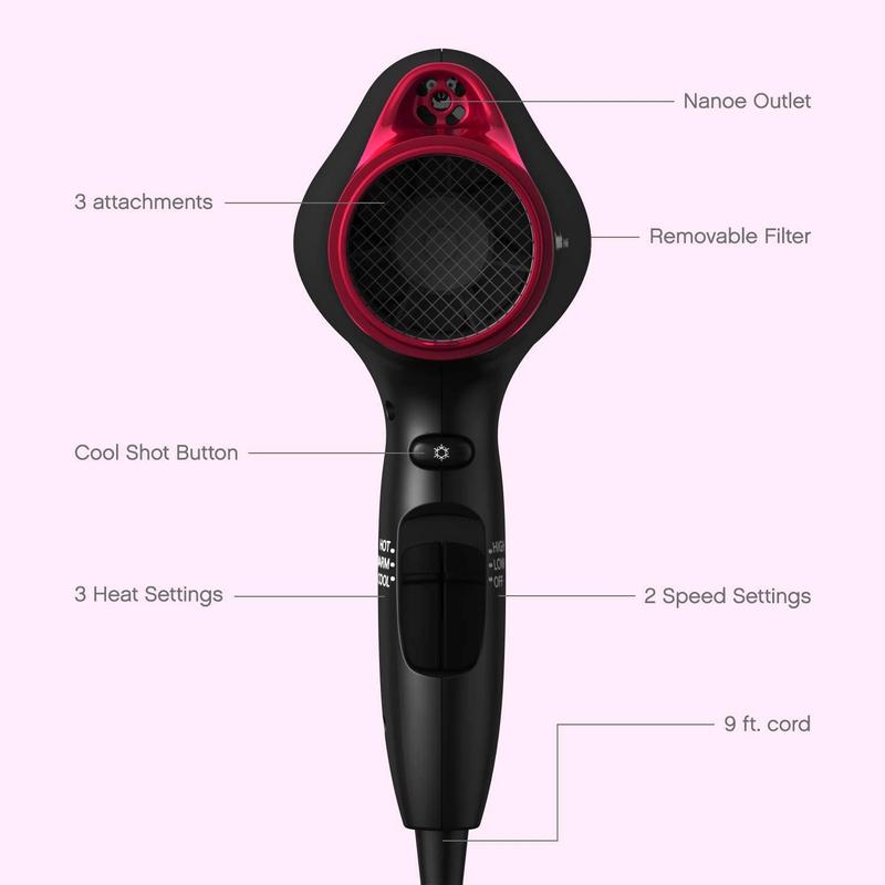 PANASONIC Nanoe Professional Hair Dryer -  Refurbished with Home Essentials warranty - EH-NA65K
