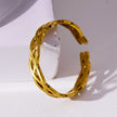 ELIOTT: Cross Over Weave Pattern Band Ring