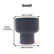 Elle - Black Bamboo Mid-Century Mushroom Planter