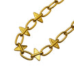 ELLINOR : Collier à breloques en forme de goutte de diamant, style industriel chic.